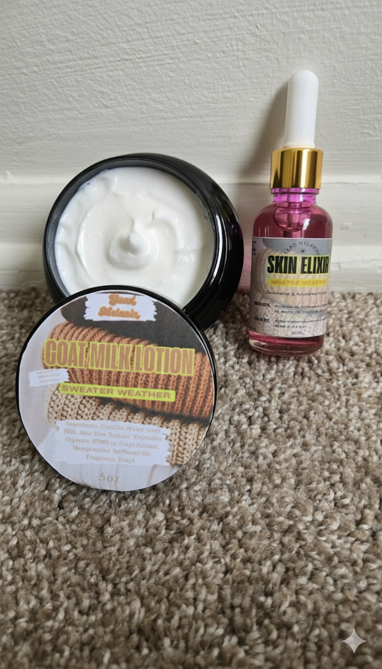 Scented Body Oils & Goatmilk Lotion Combo