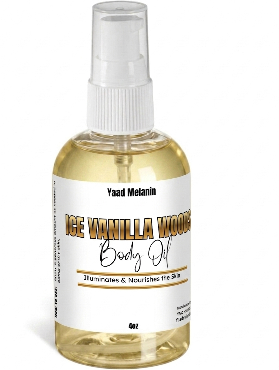 Ice Vanilla Woods Body Oil-Luxury Inspired Scent